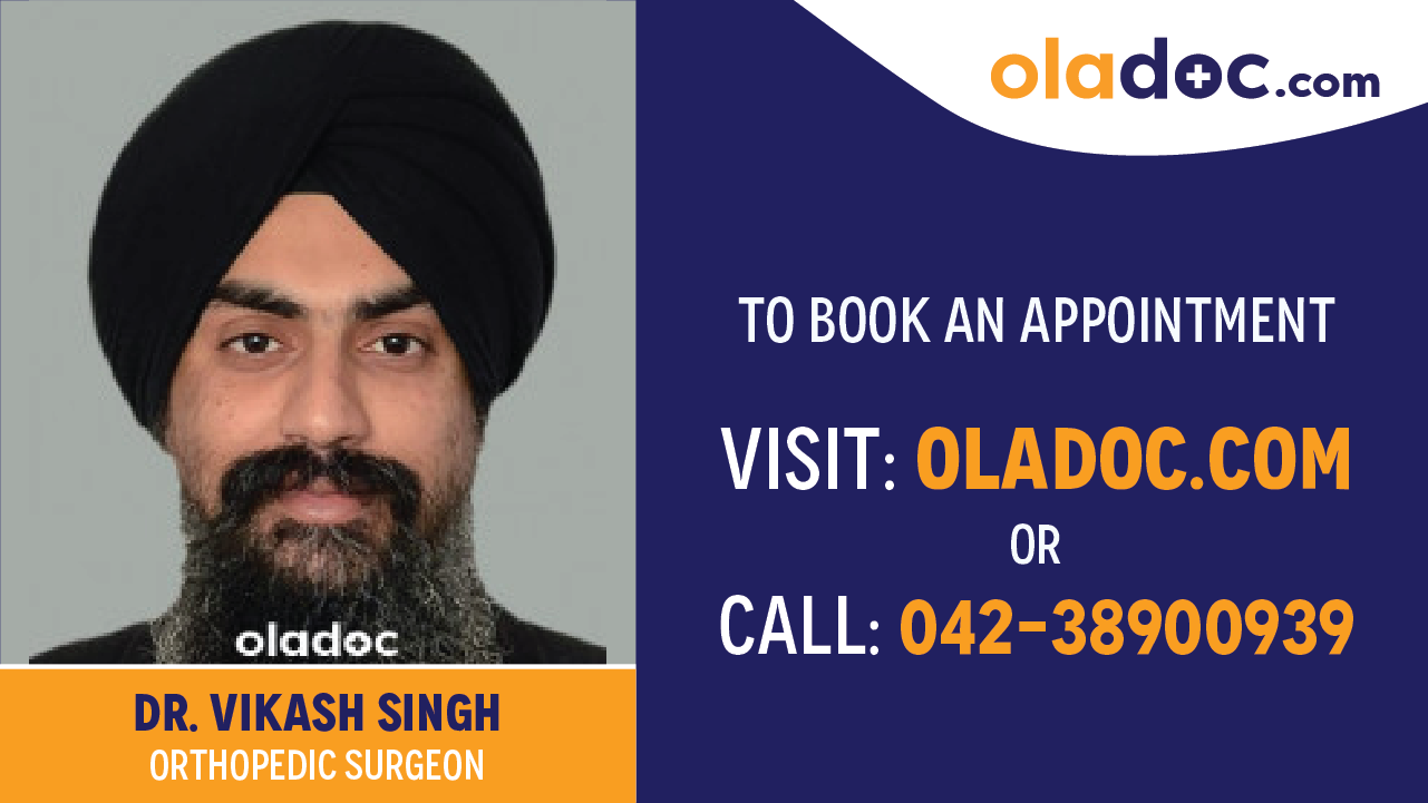 Book appointment with Dr. Vikash Singh-best Orthopedic Surgeon in karachi